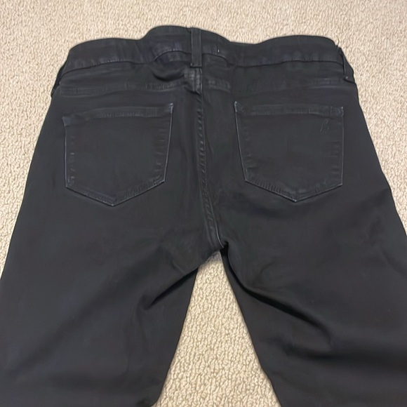 Blanqi maternity black clean wash denim support skinny jeans, 6 - Picture 5 of 5